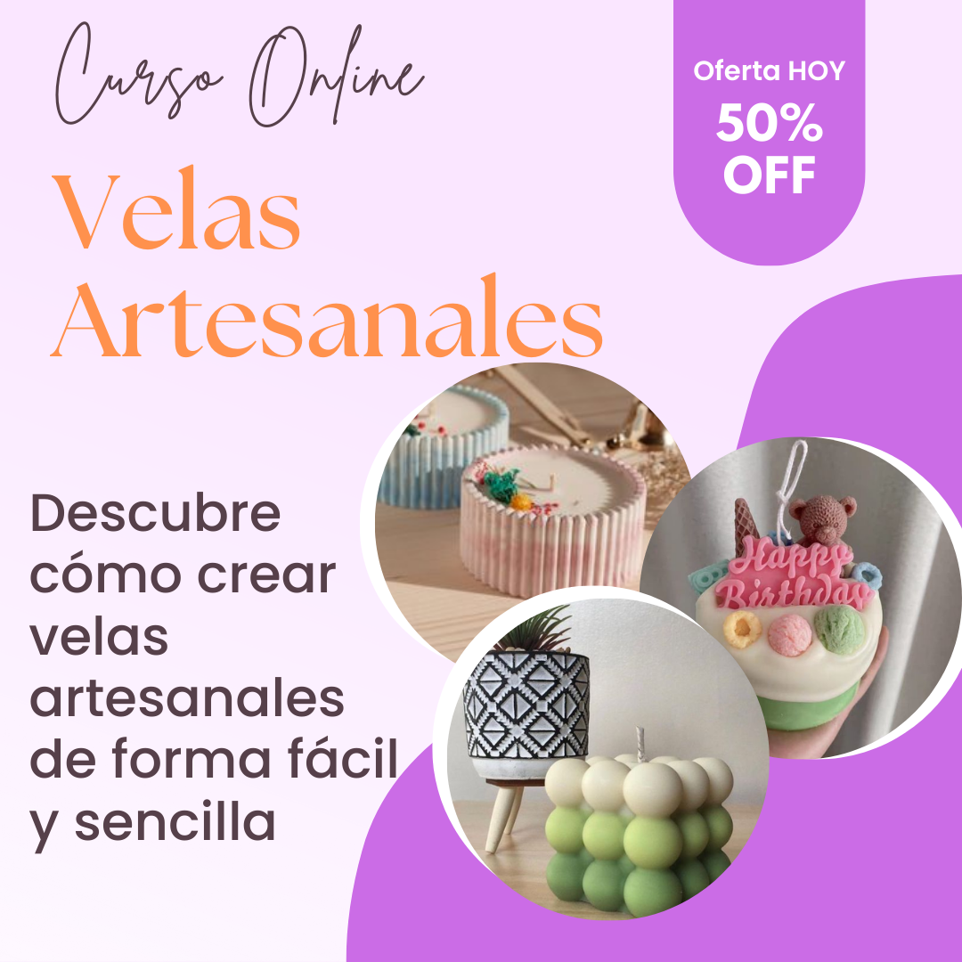 Diseños de velas artesanales