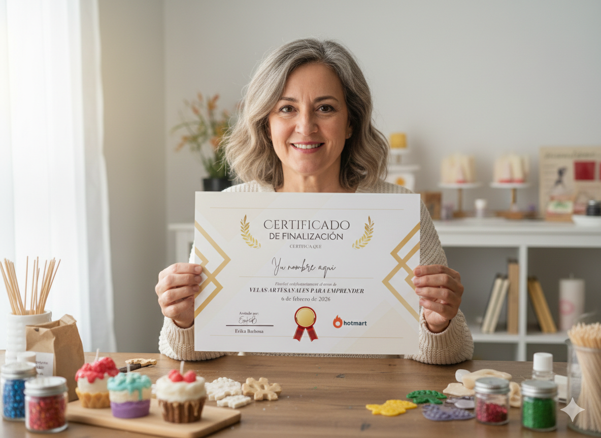 Compañera con certificado